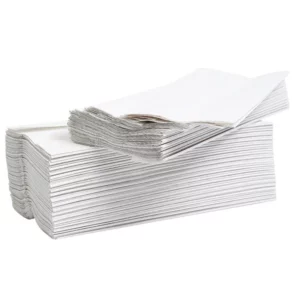 2Work Flushable C-Fold Hand Towel Embossed 2-Ply White (2304 Pack)