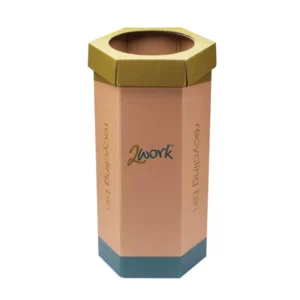 2Work Green Recycling Bin (Pack of 3)