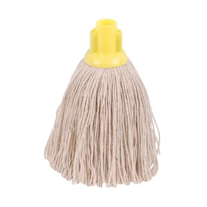 2Work 12oz Twine Rough Socket Mop Yellow (10 Pack) 