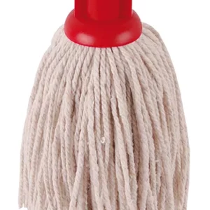 2Work 12oz PY Smooth Socket Mop Red (10 Pack)