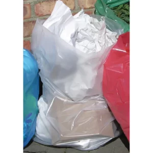 2Work Clear Polythene Bags On a Roll (250 Pack)