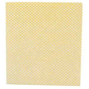 2Work Med Weight Cloth 38x40cm Yellow (5 Pack) 