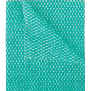 2Work Economy Cloths Green 42X35CM (50 Pack) 