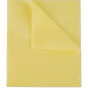 2Work Economy Cloths Yellow 42X35CM (50 Pack)