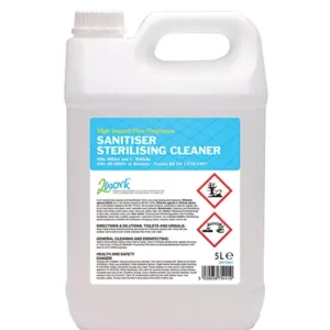 2Work Sanitiser Sterilising Cleaner 5lt 