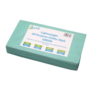 2Work Lightweight Green All Purpose Cloth (50 Pack)