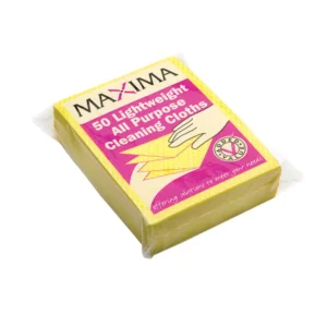 2Work Lightweight Yellow All Purpose Cloth (50 Pack) 