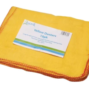 2Work Yellow Duster 508 x 355mm (10 Pack)