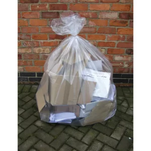 2Work Clear Wheelie Bin Liner (100 Pack)