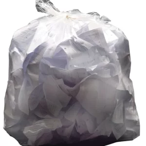 2Work Light Duty Refuse Sack Clear (200 Pack)